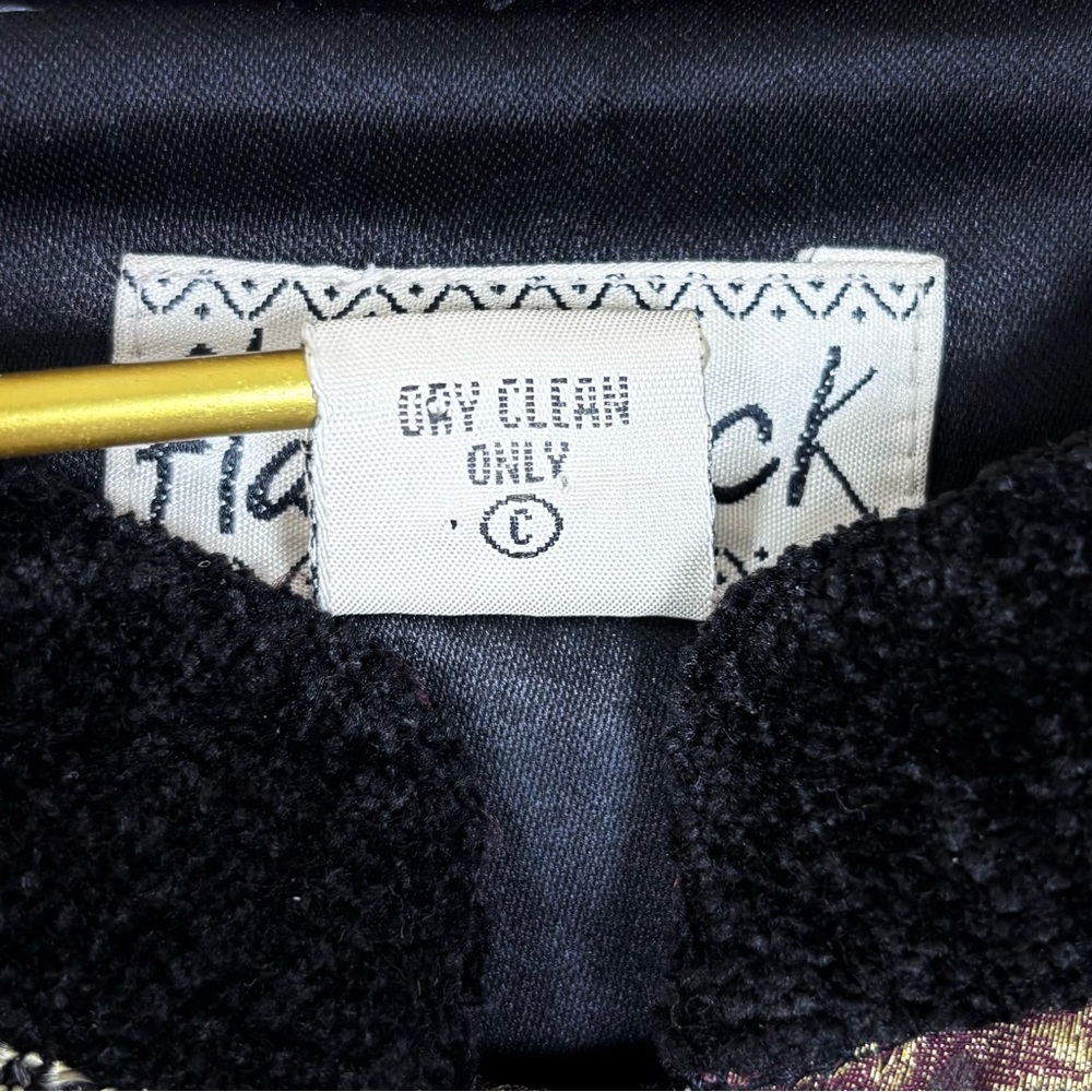 Flashback Vintage Beaded Chenille Patchwork‎ Jack… - image 9